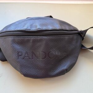Pandora Black Leather Crossbody Bag